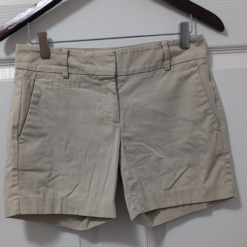 Ann Taylor Tan Bermuda Shorts Classic Style
